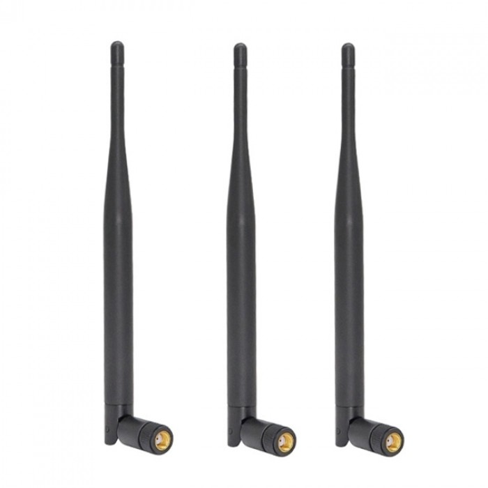 524WiFi internal 5dBi rSMA ROD Dual Band Terminal Antenna, 2.4 and 5GHz, omni directional, 19.5cm - Image 3