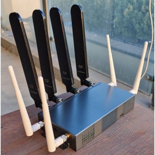 5G NR 4G Dual SIM dual modules ROUTER LTE-A MTK7621 4x LAN 1x WAN 12x antena 1x M.2 USB3 3x MiniPCIe H721 V5G 11n WiFi - BUNDLE