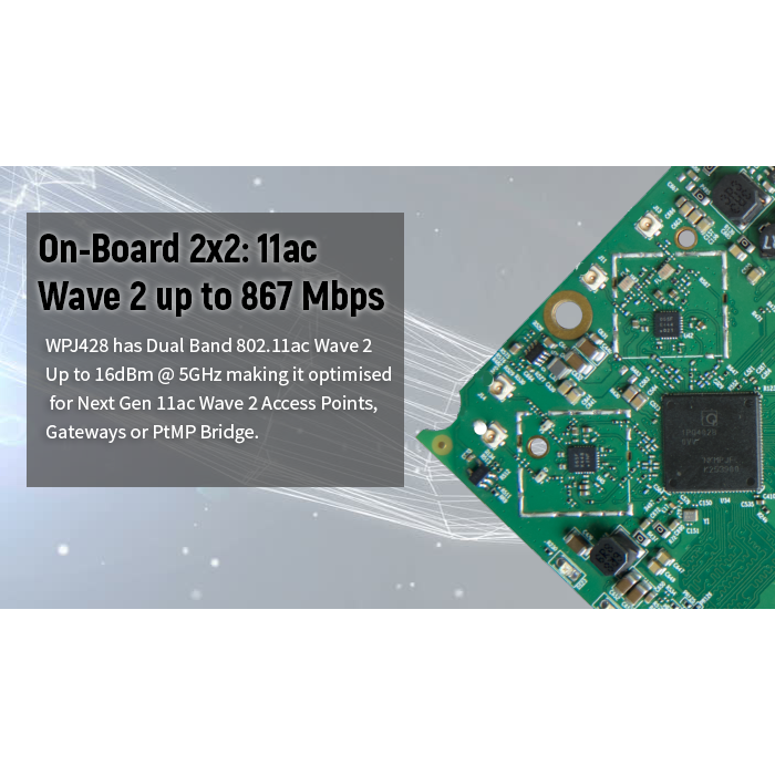 WPJ428 Multi-function IPQ4028 Embedded Board, 710MHz CPU / 2x GE Port / Dual Band 802.11ac Wave 2, LTE Gateway – Bild 8