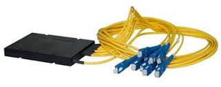 Wodaplug ® PLC splitter 1 to 4 ABS BOX - with default connector type SC/PC