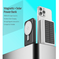 MagSafe powerbank WDSPD20W, partylife social networking™ 9000 mA/h Solar, Super Fast QC 3 SCP 22.5W - Image 4