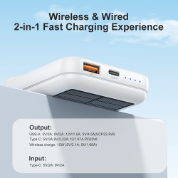 MagSafe powerbank WDSPD20W, partylife social networking™ 9000 mA/h Solar, Super Fast QC 3 SCP 22.5W - Image 6
