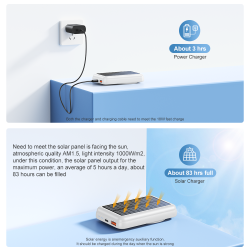 MagSafe powerbank WDSPD20W, partylife social networking™ 9000 mA/h Solar, Super Fast QC 3 SCP 22.5W - Image 8