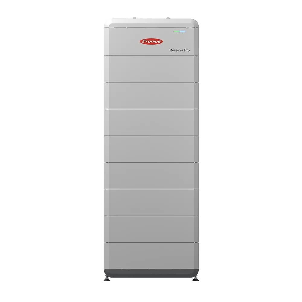 Fronius Reserva Pro battery tower requiring three to eight modules
