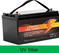 AVEPOWER 12 V 100 Ah LiFePO4 leisure battery